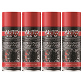 4X - Break Caliper Red Gloss Spray Paint 400ml Spray Paint